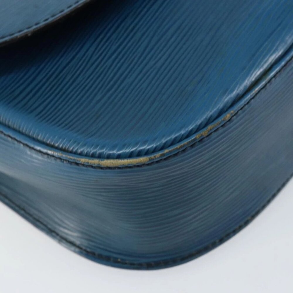 LOUIS VUITTON Epi Saint Cloud GM Shoulder Bag Toledo Blue M52195 LV Auth 142604 - Picture 5 of 16